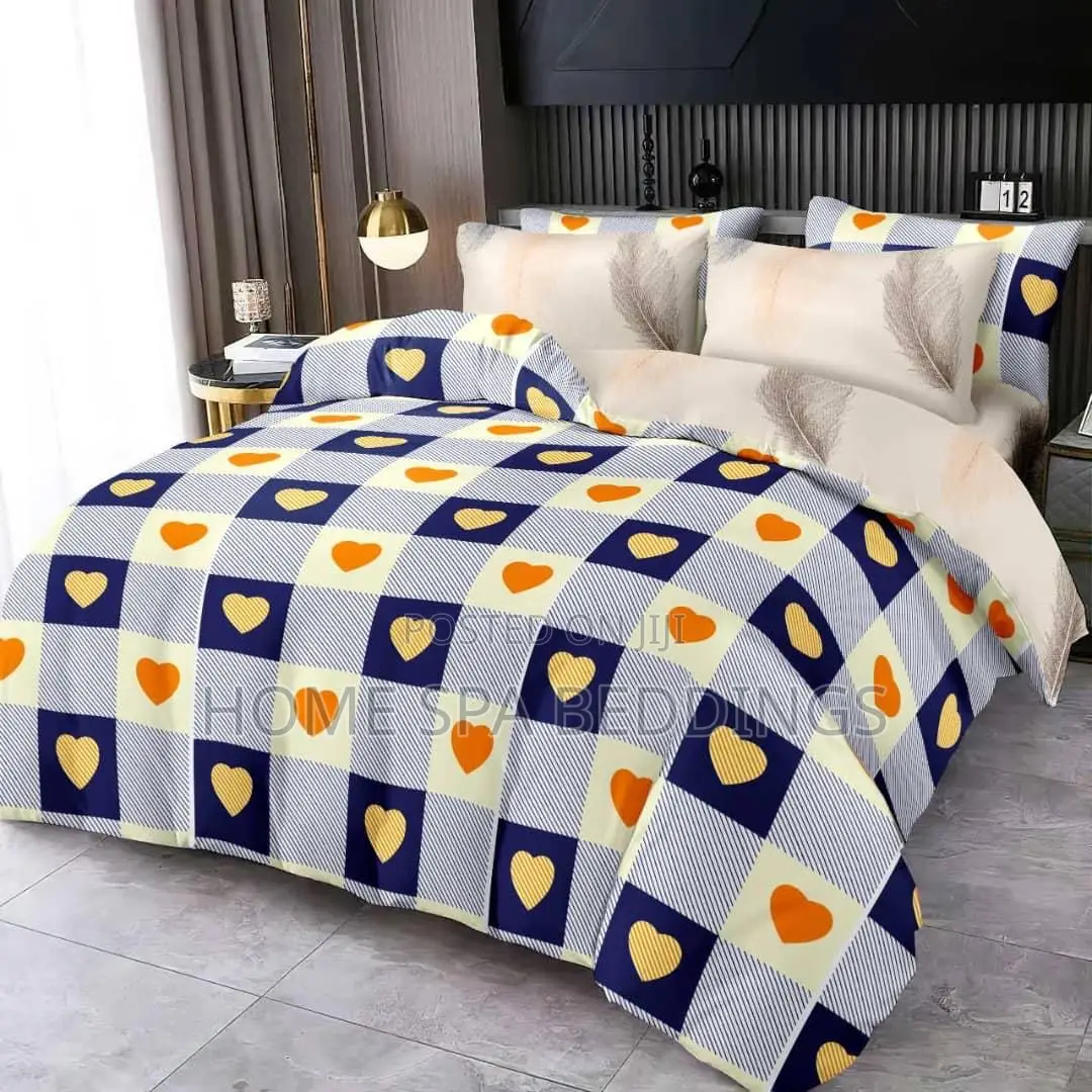 100% Cotton Two Bedsheets With Four Pillowcases