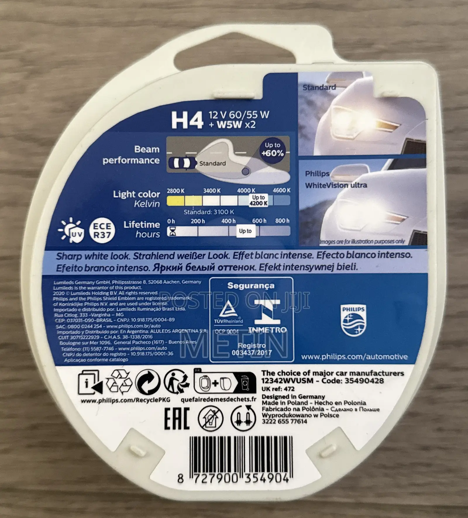 Sharp White - Philips Headlight