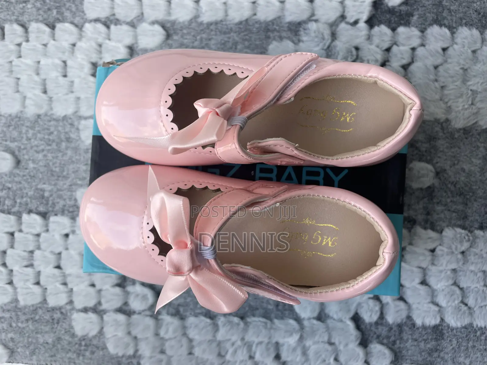 Mg Baby Girls Shoes Mary Jane Bowknot Soft Sole Princess Shoes-Size 30