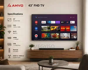 43' Inches Amvo Tv