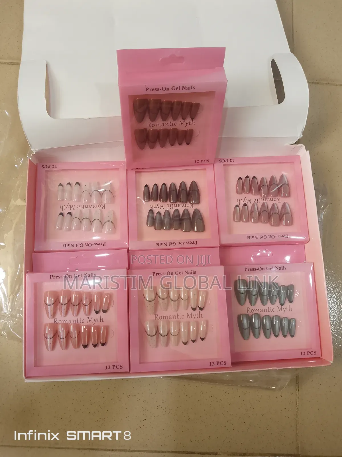 Romantic Myth Press on Gel Nails