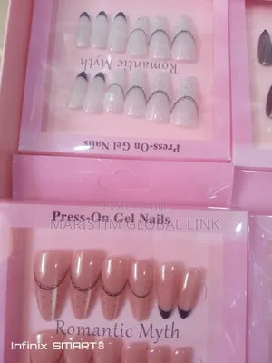 Romantic Myth Press on Gel Nails