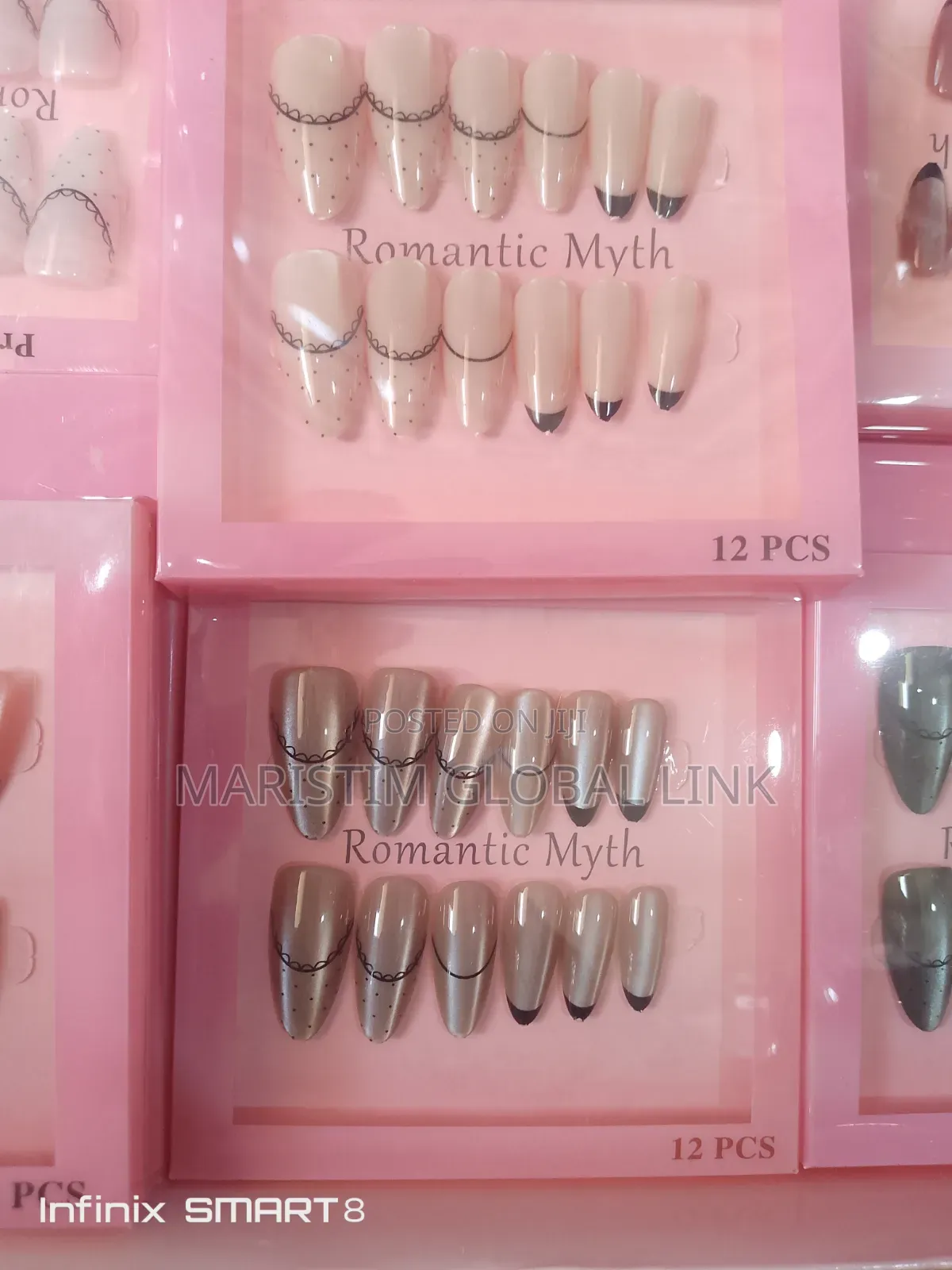 Romantic Myth Press on Gel Nails