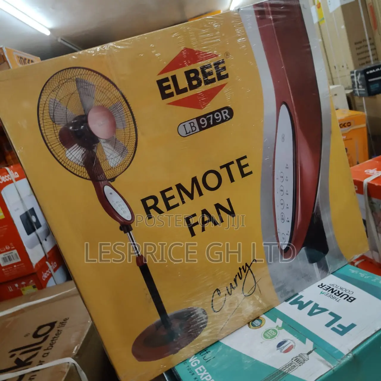 Durable and Affordable Standing Fan With Remote Control From Elbee