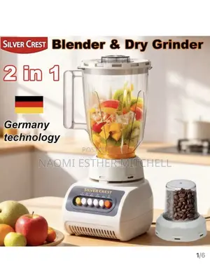 Silver Crest 1.5l Quality Long Lasting High Power 2 in 1 Blender Promo