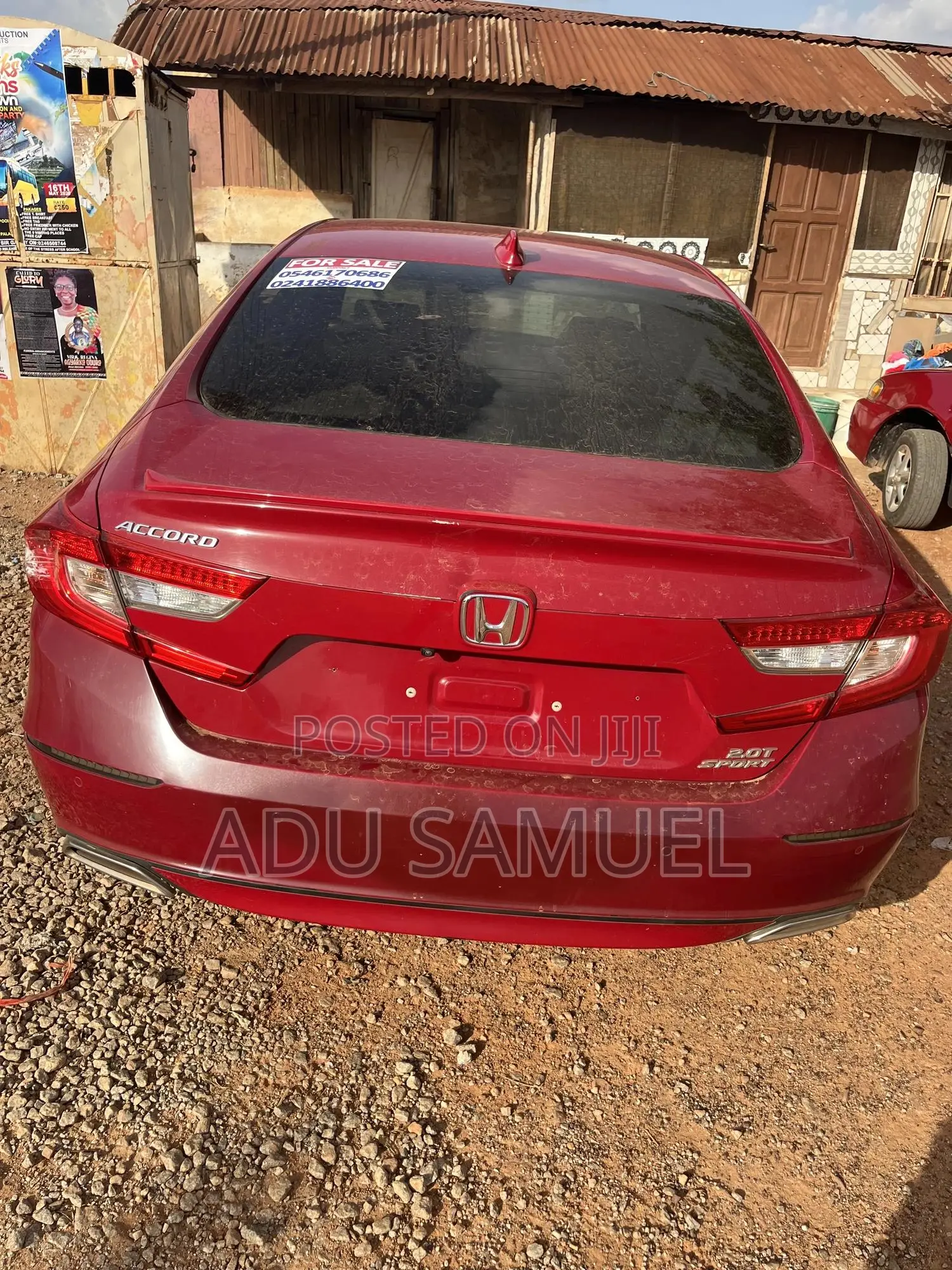 Honda Accord Sport 2.0T 2018 Red