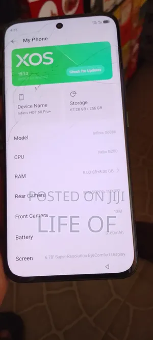 Infinix Hot 60 Pro+ 128 GB Gray