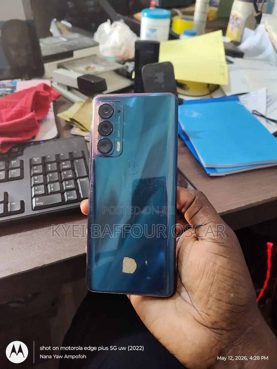 Motorola Edge 5G UW (2021) 256 GB Blue