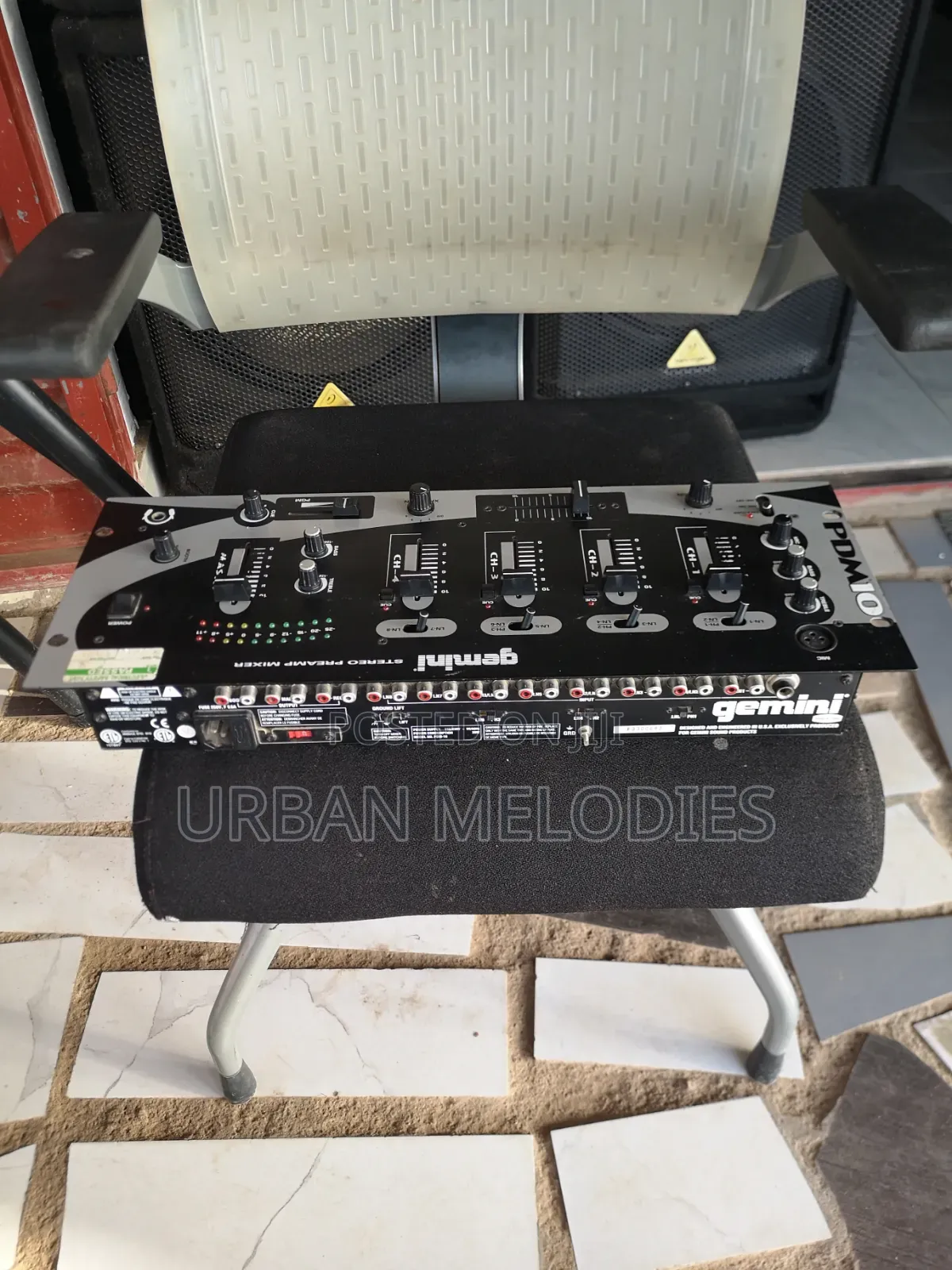 Gemini PDM-10 Stereo Preamp Mixer for DJS