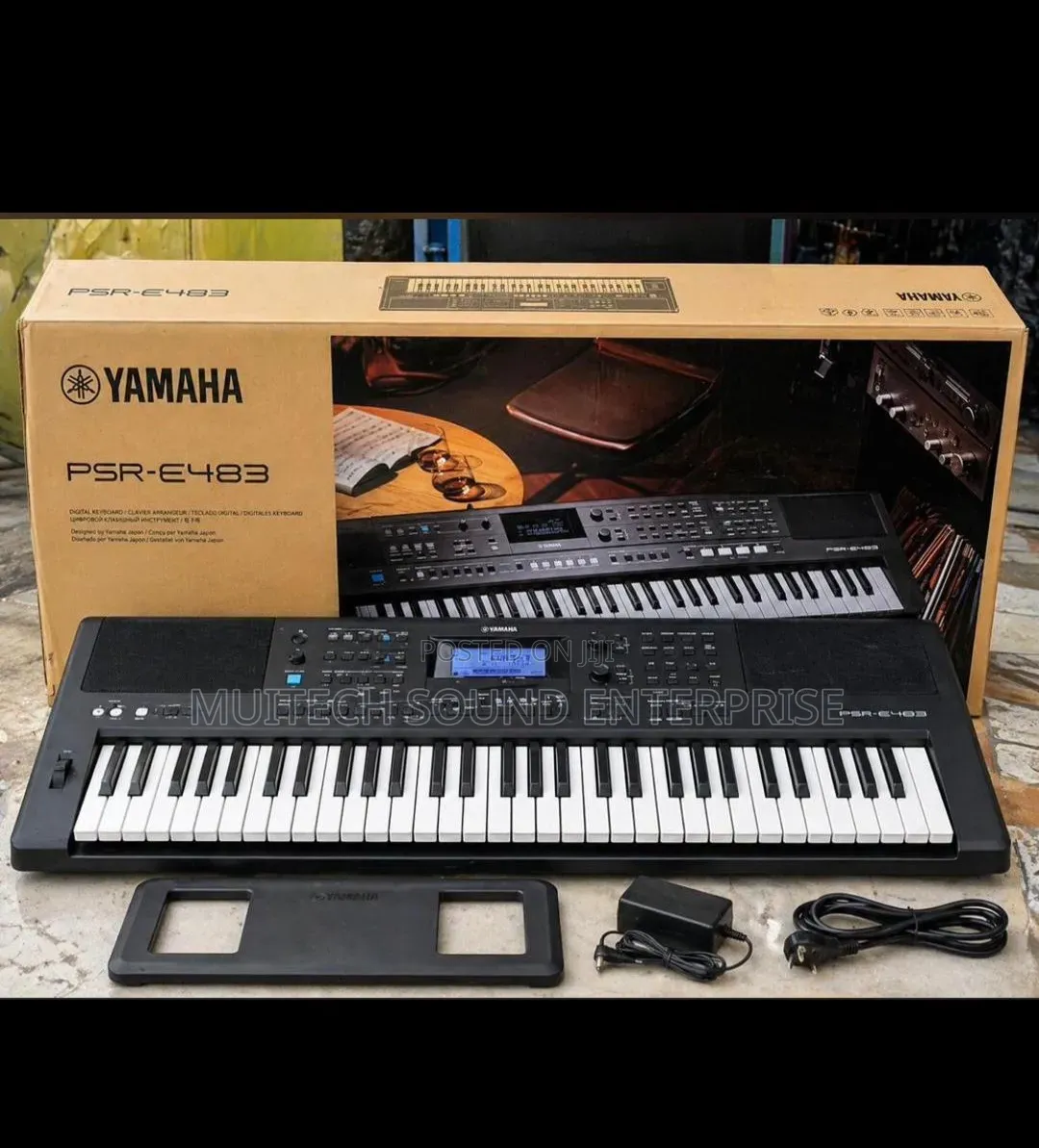 Yamaha Keyboard PSR E- 483 (New Edition)