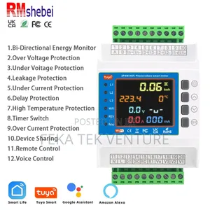 Tuya 100a Three Phase Smart Meter