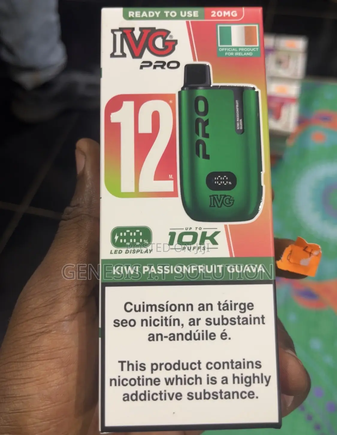 Original Uk/Ireland Vapes Available With Refillable Option
