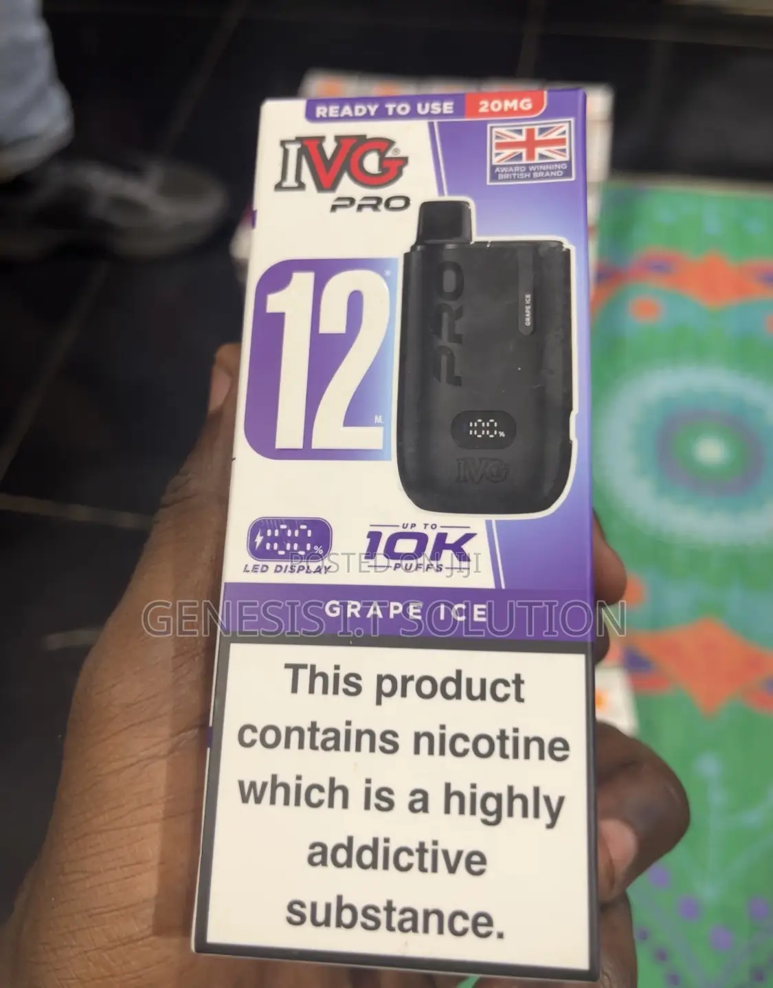 Original Uk/Ireland Vapes Available With Refillable Option