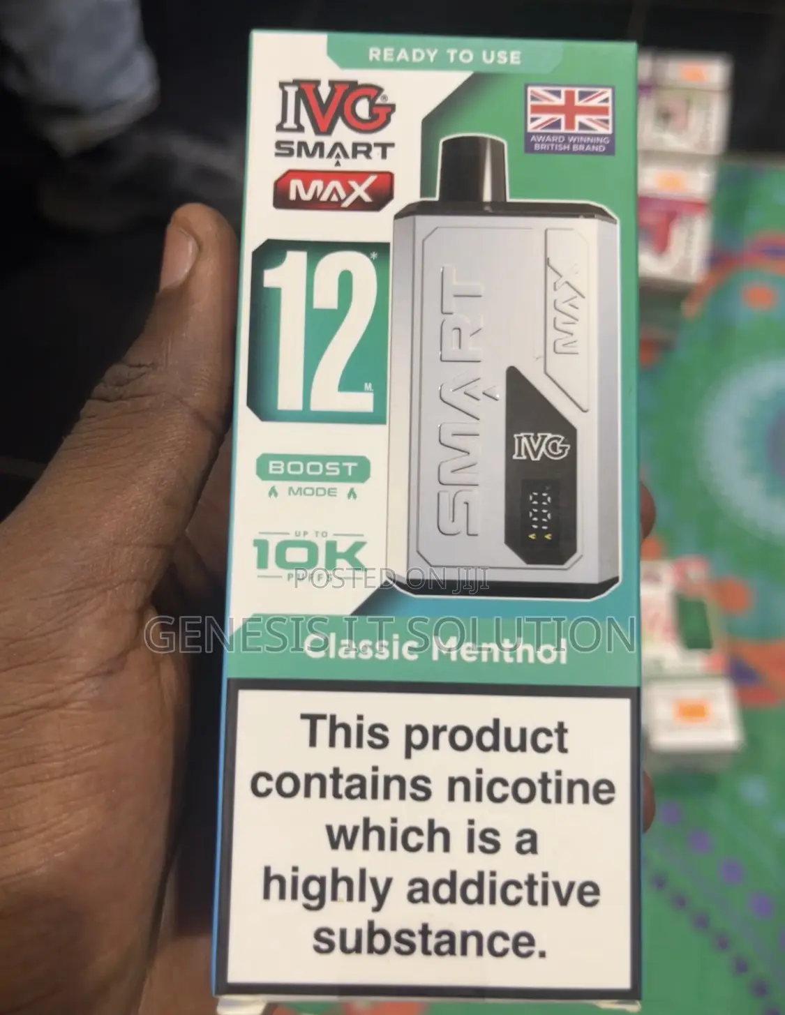 Original Uk/Ireland Vapes Available With Refillable Option
