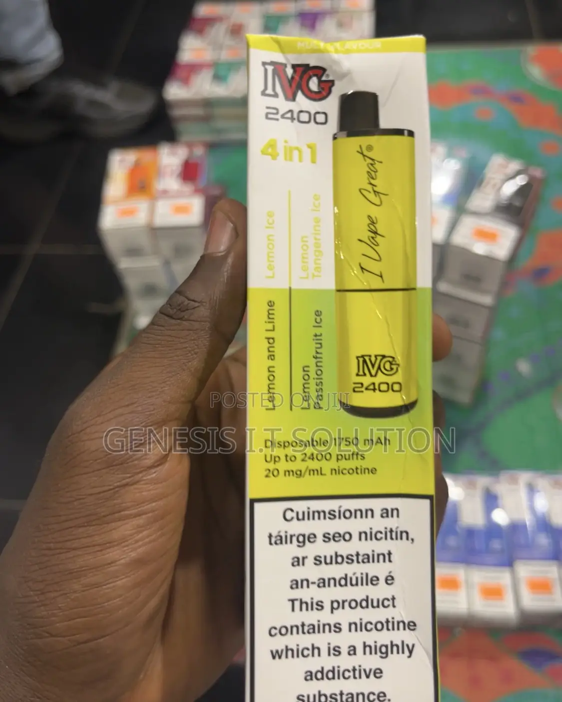 Original Uk/Ireland Vapes Available With Refillable Option