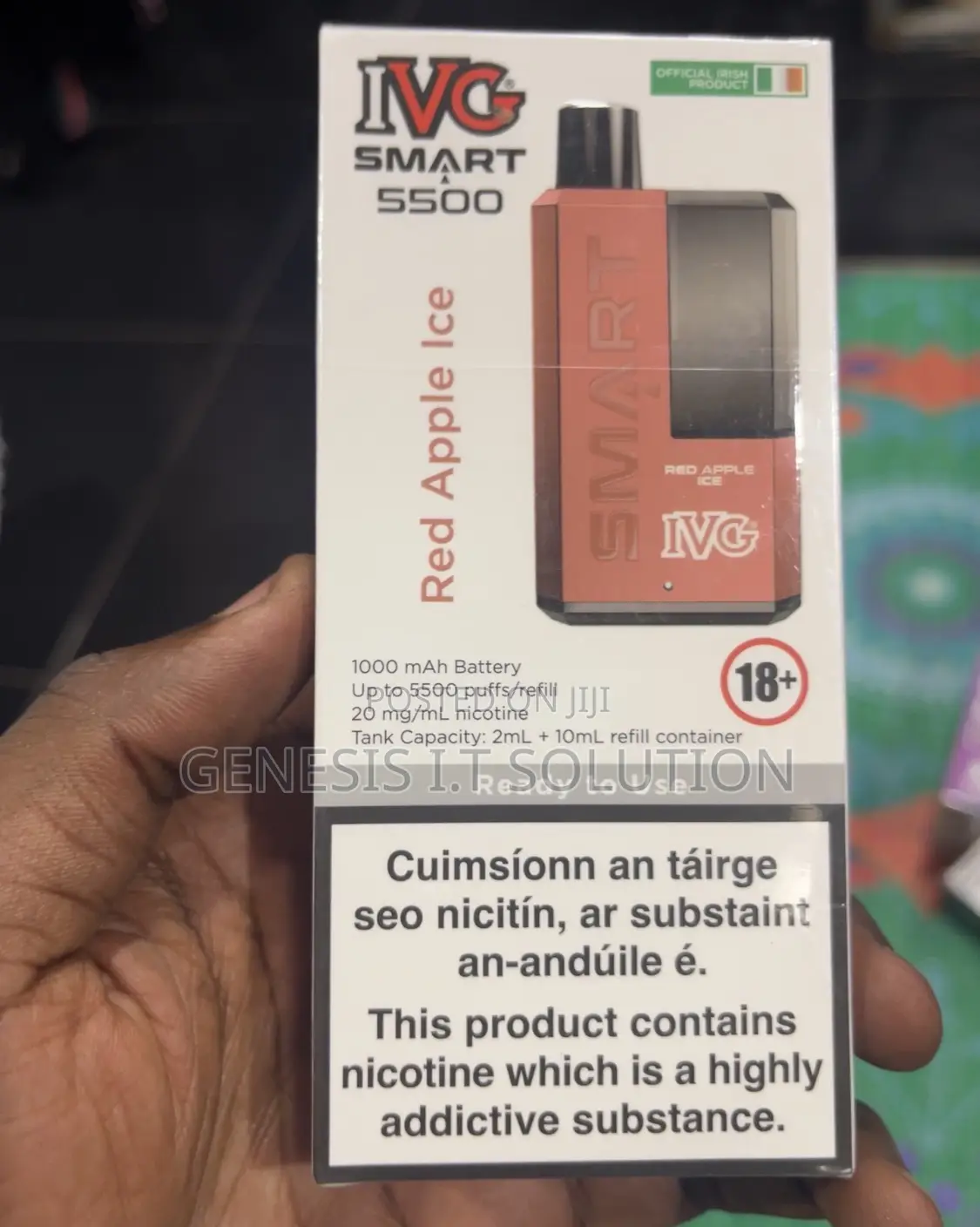 Original Uk/Ireland Vapes Available With Refillable Option