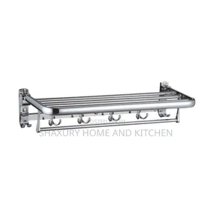 Stainless Steel Foldable Bathroom Towel Rack