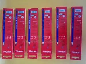 Nataraj Neon Eraser Tipped Hb Pencils (6 Packs, 12 Pencils Per Pack)