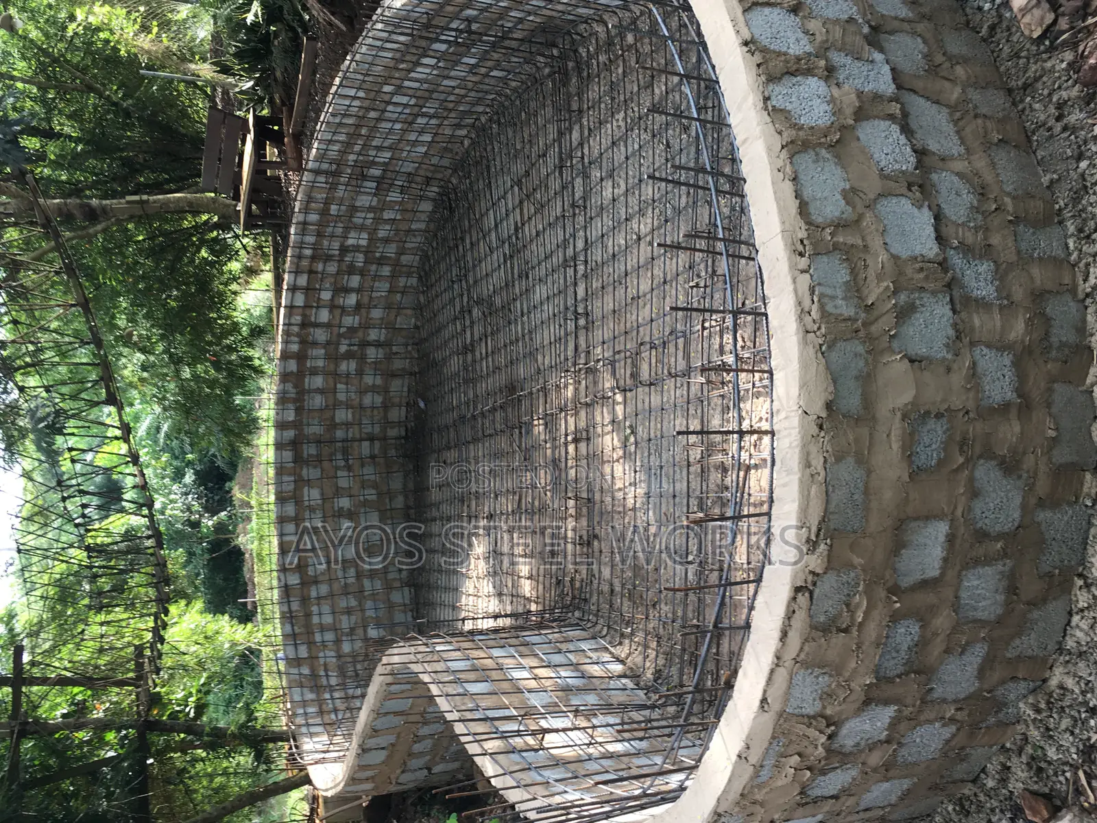 Steel Bender (Steel Reinforcements in Swimming Pool)