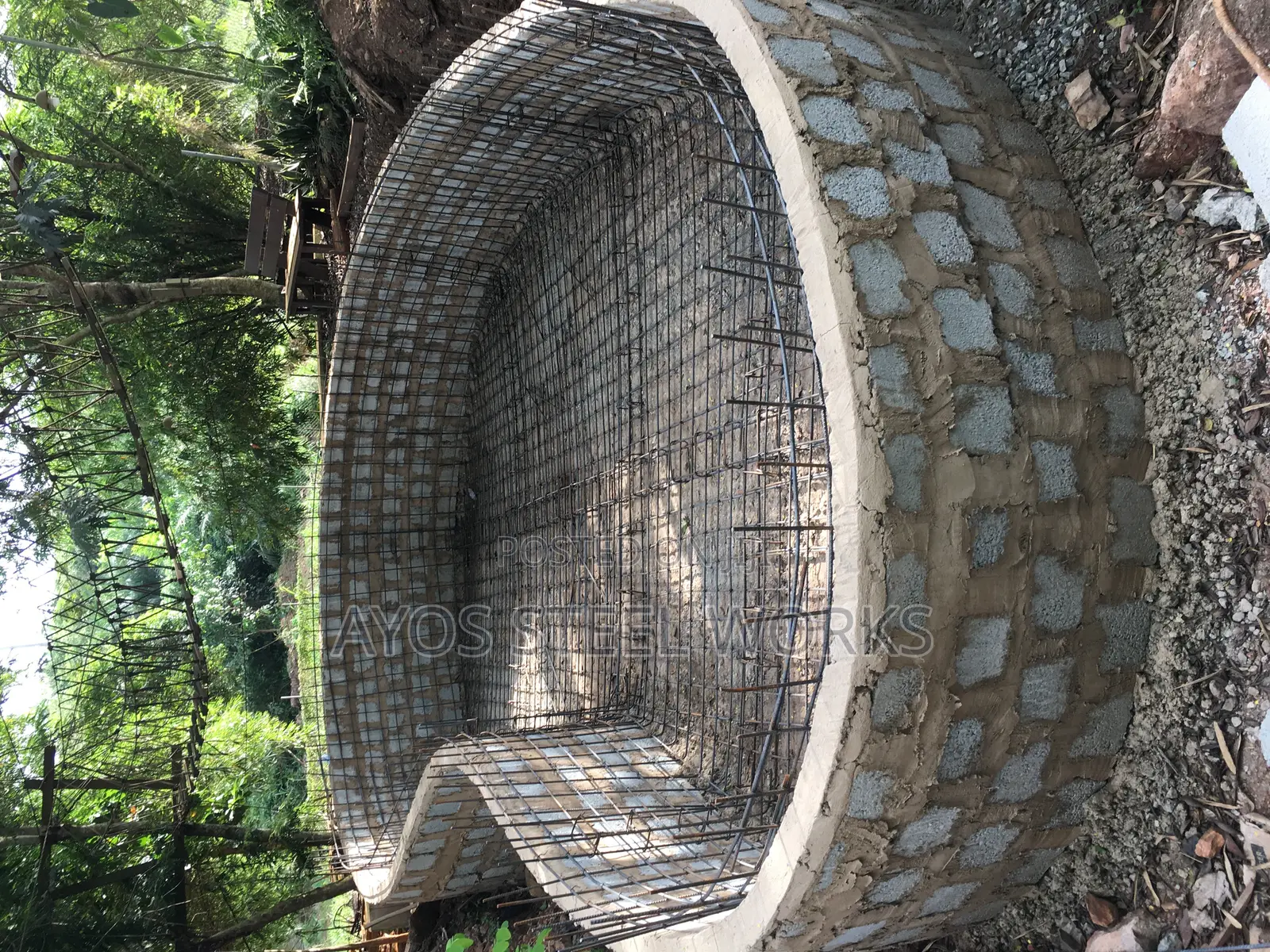 Steel Bender (Steel Reinforcements in Swimming Pool)
