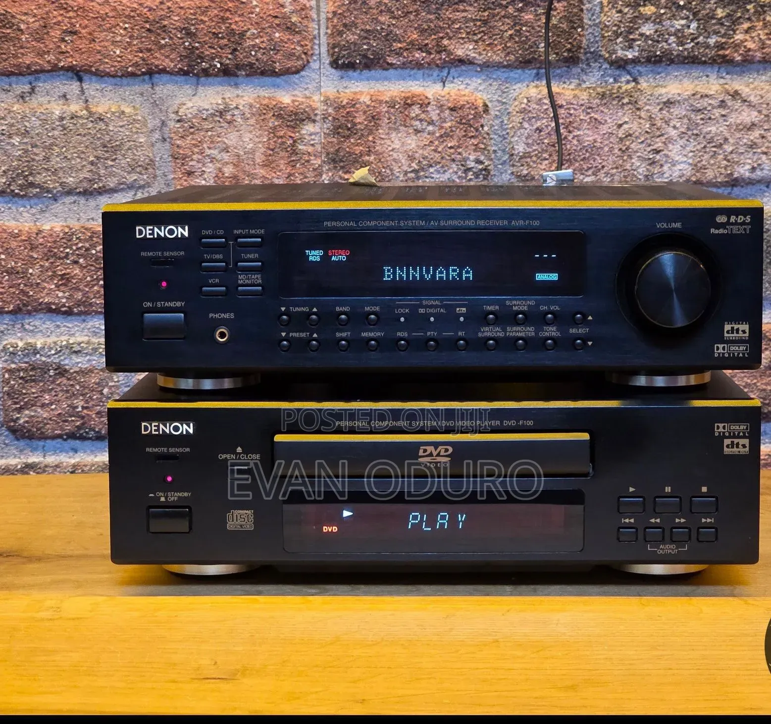 Powerful Denon Compact Av Sound System Optical/Aux/Usb/Bluetooth,Dvd