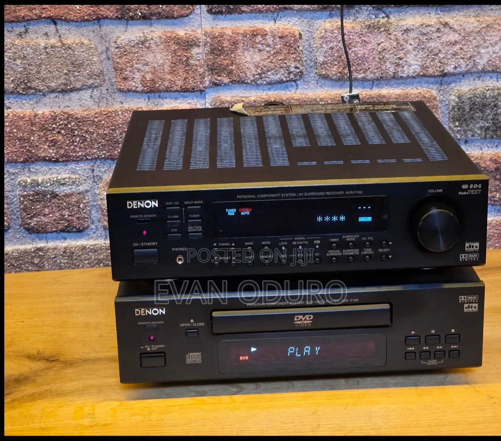 Powerful Denon Compact Av Sound System Optical/Aux/Usb/Bluetooth,Dvd