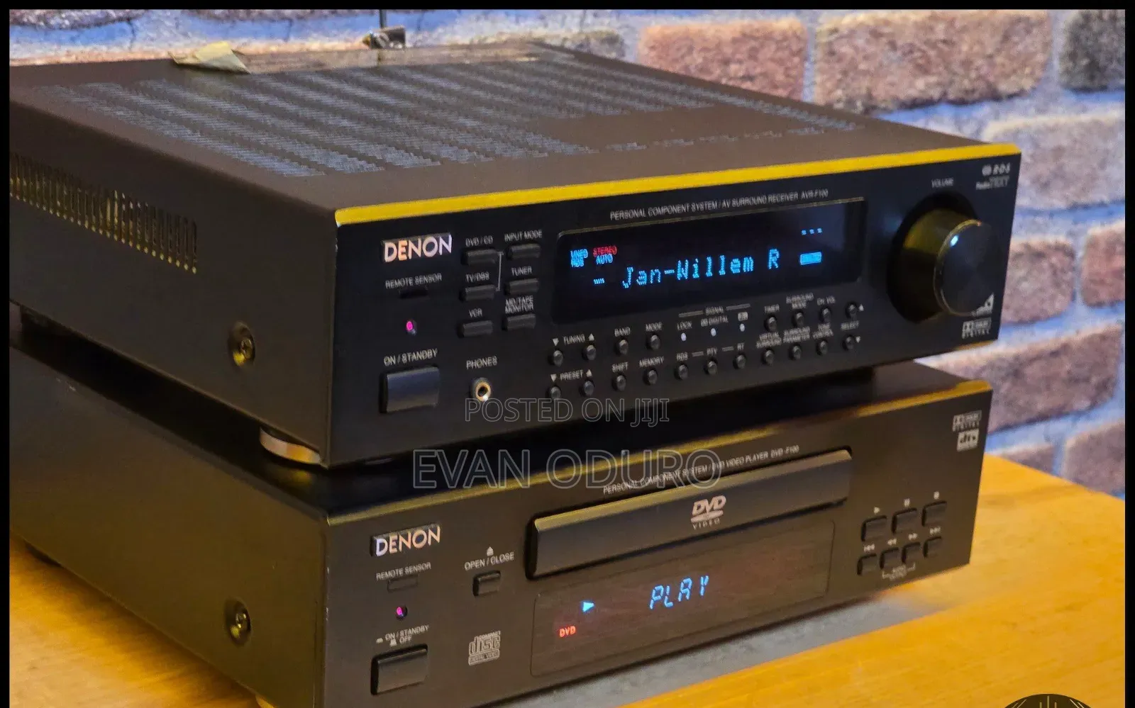 Powerful Denon Compact Av Sound System Optical/Aux/Usb/Bluetooth,Dvd