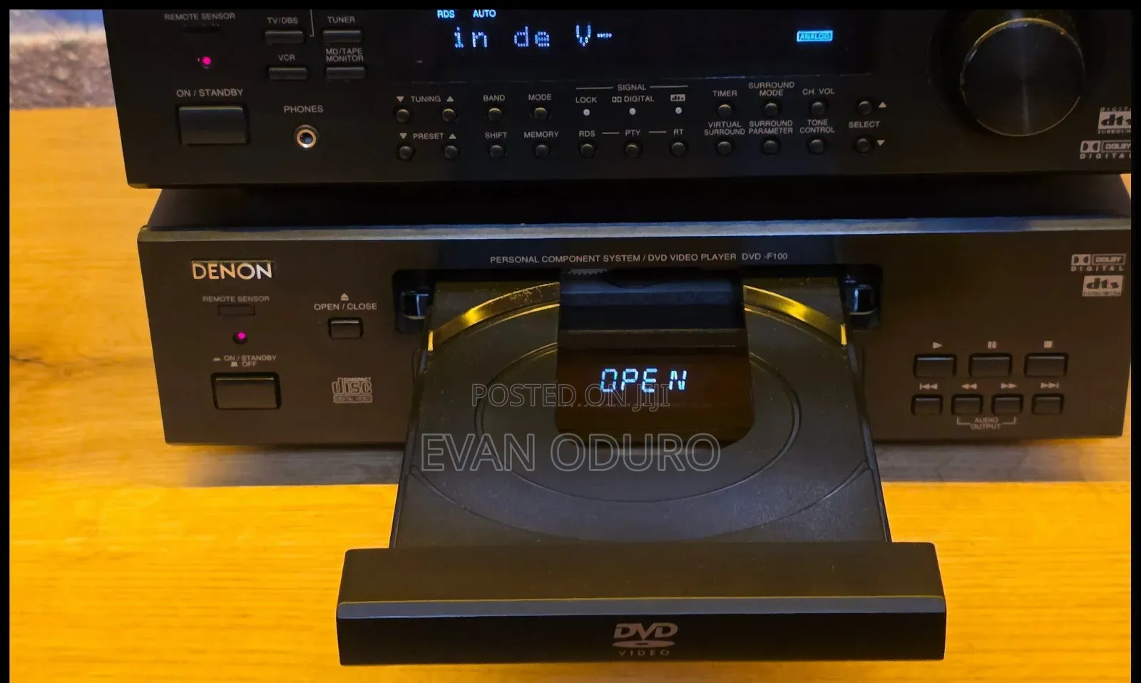 Powerful Denon Compact Av Sound System Optical/Aux/Usb/Bluetooth,Dvd