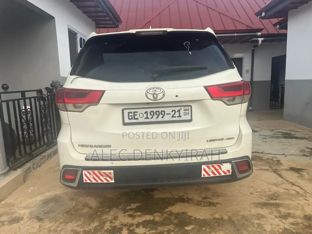 Toyota Highlander Limited 4x4 V6 (3.5L 6cyl 8A) 2017 White