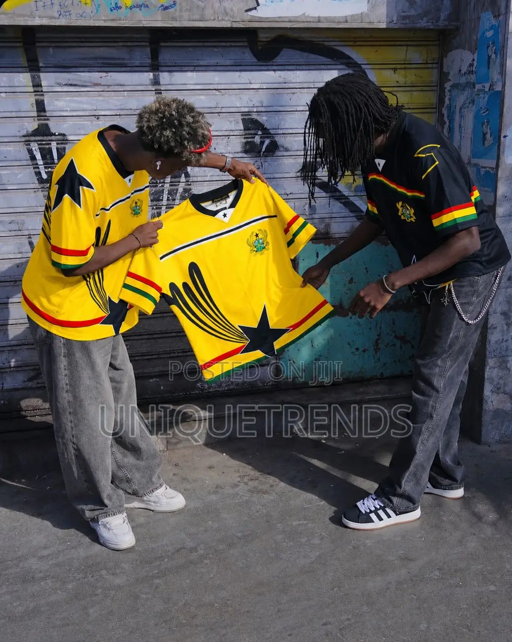 Ghana Black Stars Special Fan Jerseys (Yellow)