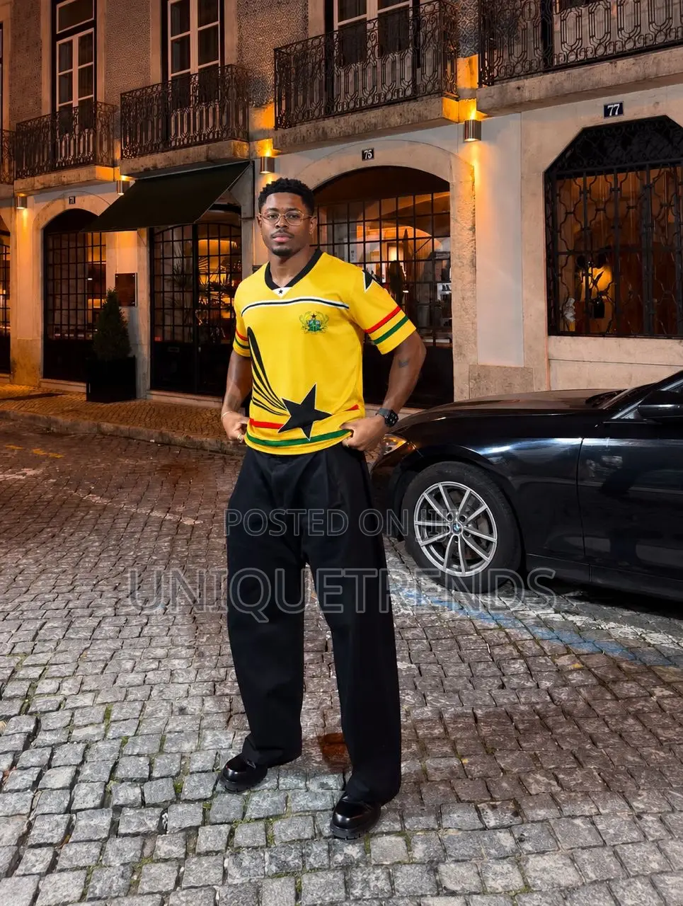 Ghana Black Stars Special Fan Jerseys (Yellow)
