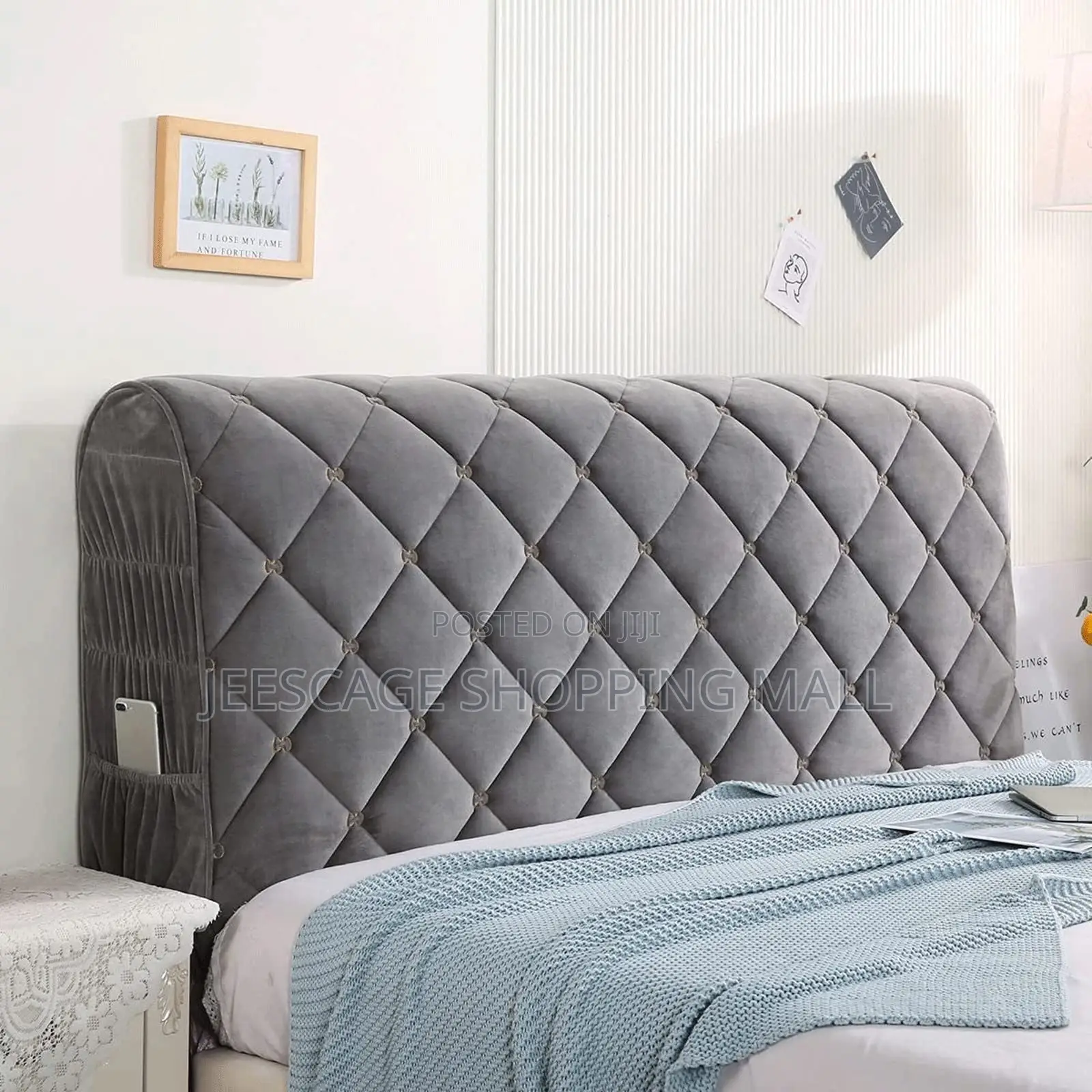 Elegant Padded Headboard Cover