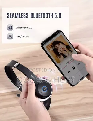 Mpow Hc5 V5.0 Bluetooth Headset With Dual Mic