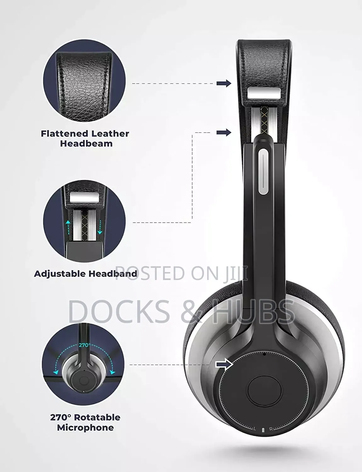 Mpow Hc5 V5.0 Bluetooth Headset With Dual Mic