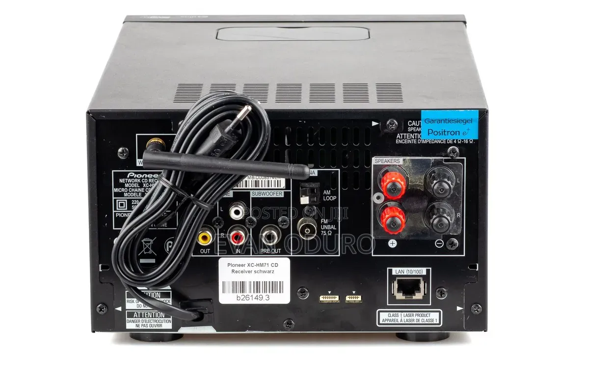 Power Pioneer Streaming Player Bt/ Cd/ Wi-Fi/Airplay/Usb/Aux/Sub Out