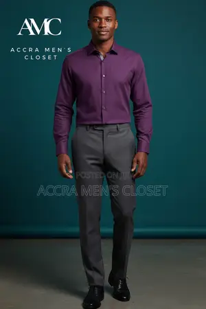 Men's Slim Fit Long Sleeve Shirts (Formal Office Shirts 10+ Colours)