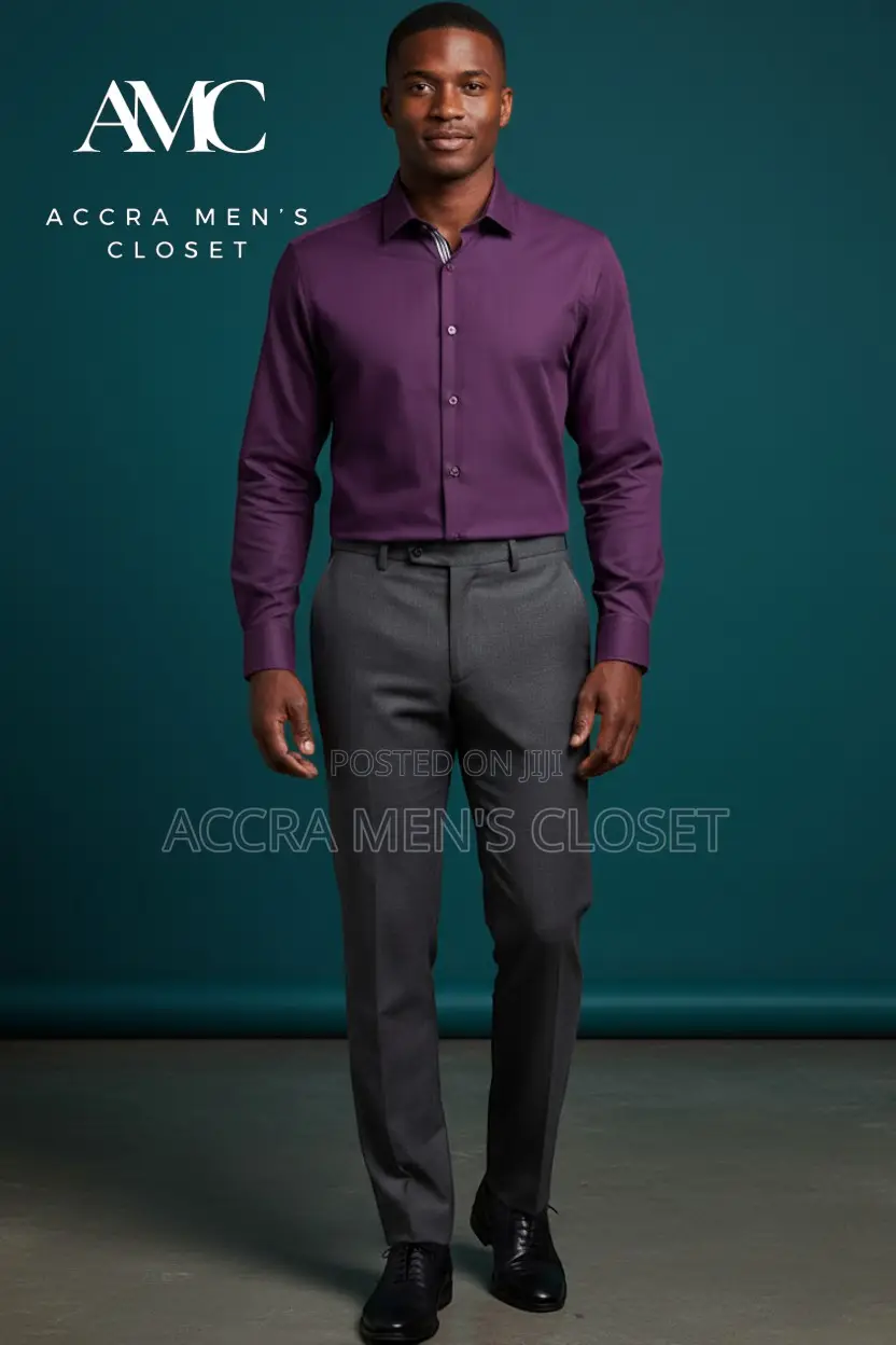 Men's Slim Fit Long Sleeve Shirts (Formal Office Shirts 10+ Colours)