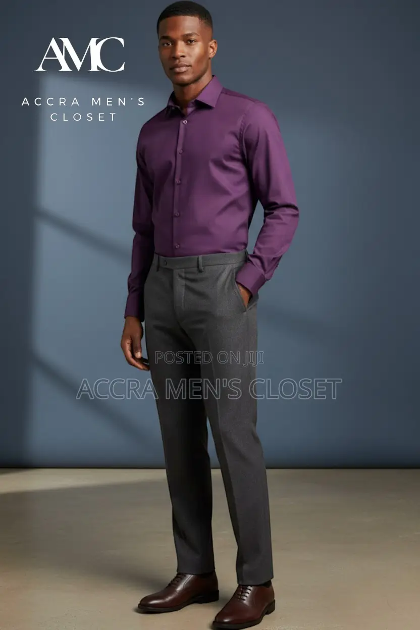 Men's Slim Fit Long Sleeve Shirts (Formal Office Shirts 10+ Colours)