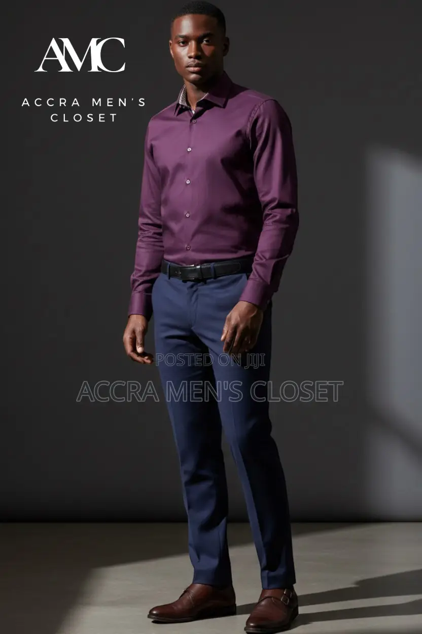 Men's Slim Fit Long Sleeve Shirts (Formal Office Shirts 10+ Colours)