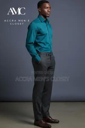 Men's Slim Fit Long Sleeve Shirts (Formal Office Shirts 10+ Colours)