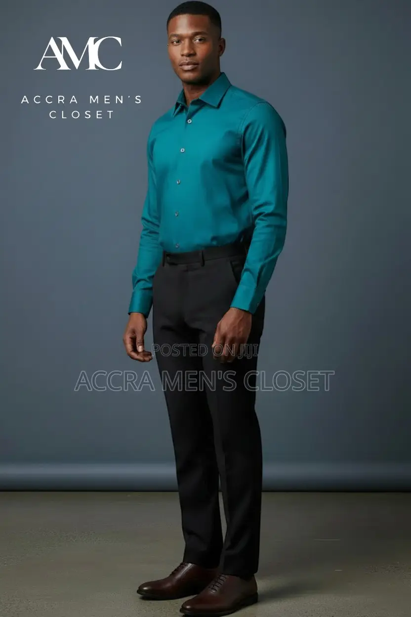 Men's Slim Fit Long Sleeve Shirts (Formal Office Shirts 10+ Colours)