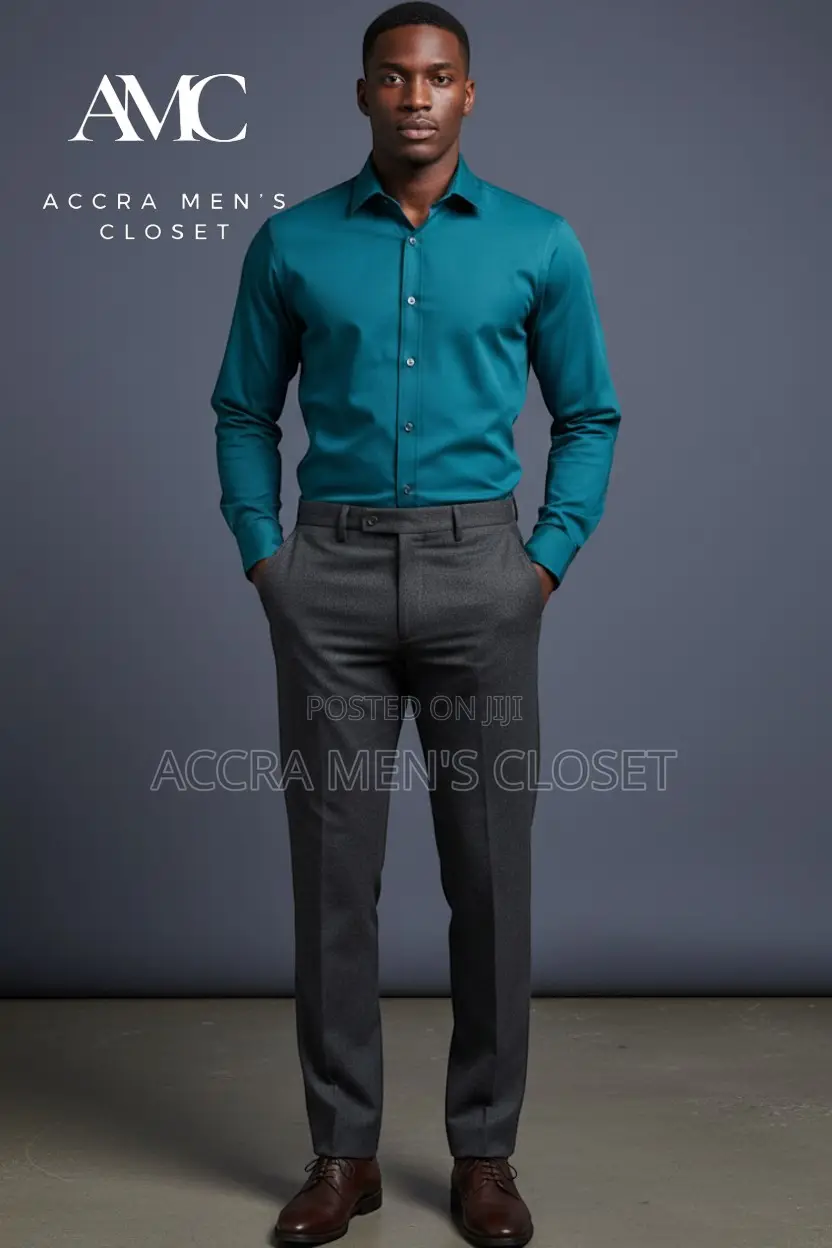 Men's Slim Fit Long Sleeve Shirts (Formal Office Shirts 10+ Colours)