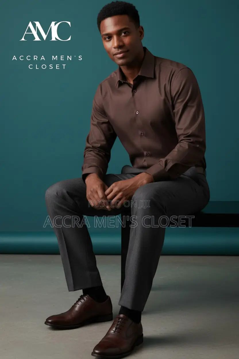 Men's Slim Fit Long Sleeve Shirts (Formal Office Shirts 10+ Colours)