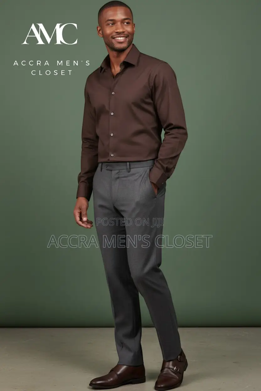 Men's Slim Fit Long Sleeve Shirts (Formal Office Shirts 10+ Colours)