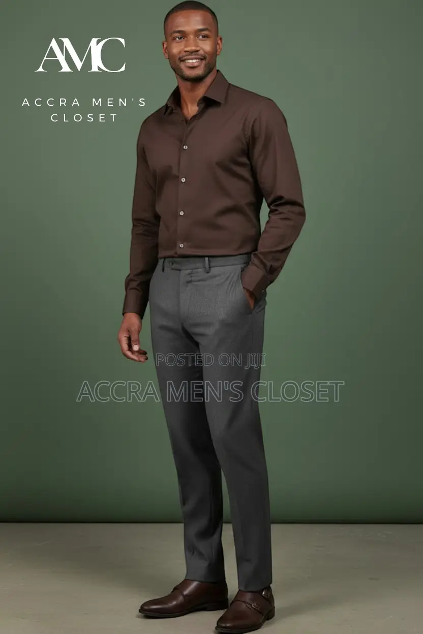 Men's Slim Fit Long Sleeve Shirts (Formal Office Shirts 10+ Colours)