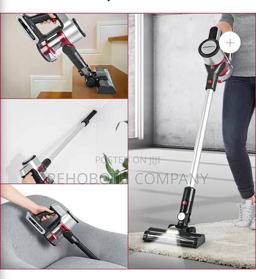 Cleanmaxx Akku-Zyklon-Staubsauger Digital-Display Vacuum Cleaner