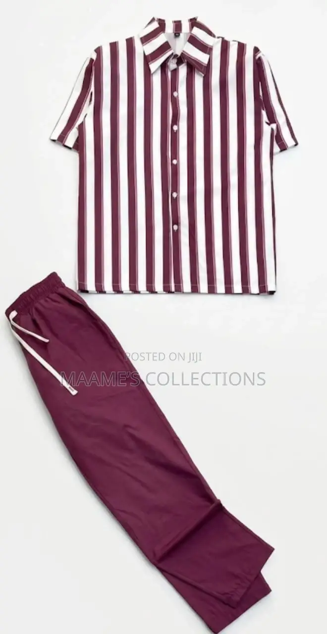 Men’S Summer Top and Down Trousers Set