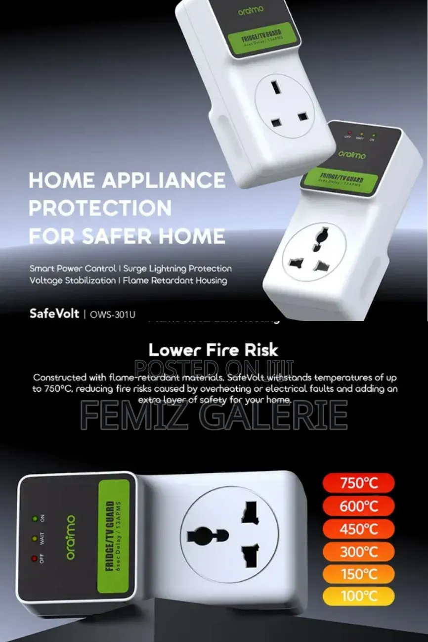 Oraimo Safevolt Smart Safe Extension