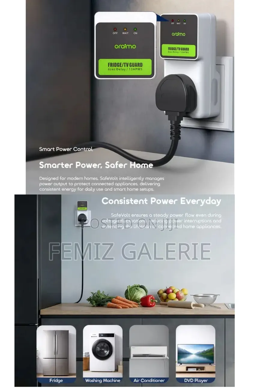 Oraimo Safevolt Smart Safe Extension