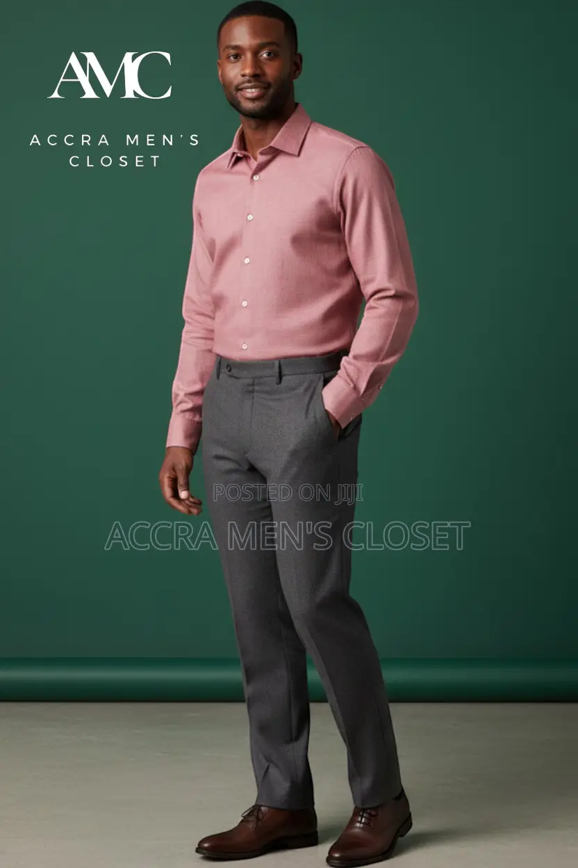 Men's Slim Fit Long Sleeve Office Shirts